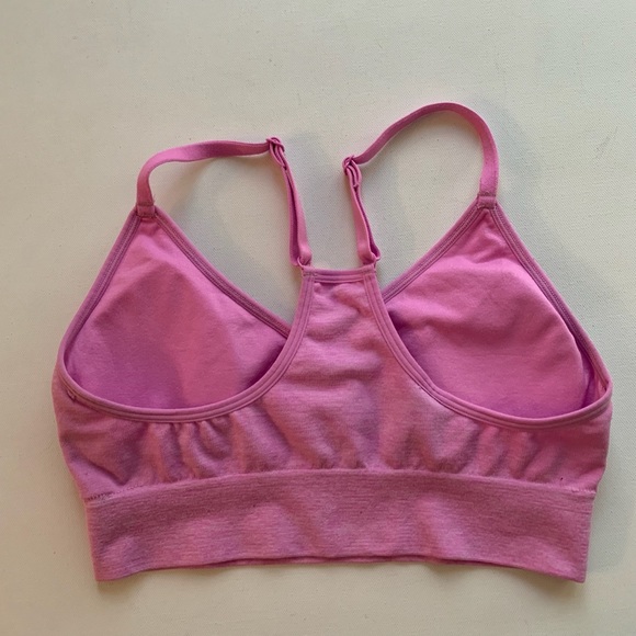 2 PINK Sports Bras Ultimate Victoria's Secret Black and Pink Sz S - Picture 6 of 15